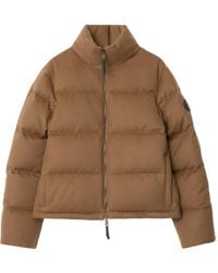 Burberry - Cashmere Ambleside Puffer Jacket - Lyst