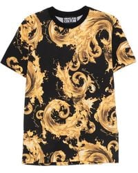Versace Jeans Couture - Baroque-Print T-Shirt - Lyst