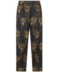 Pierre Louis Mascia - Beatex Floral-Print High-Waisted Trousers - Lyst