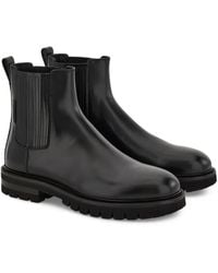 Ferragamo - Botas chelsea con paneles - Lyst