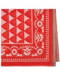Maliparmi - Fringed Printed Scarf - Lyst