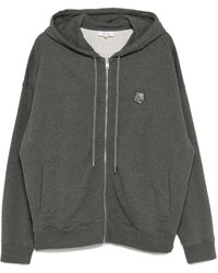 Maison Kitsuné - Felpa Con Applicazione Testa Di Volpe - Lyst