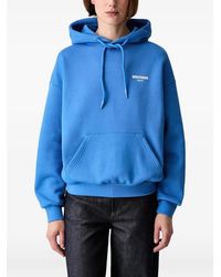 WRSTBHVR - Studio V12 Logo-Print Drawstring Hoodie - Lyst