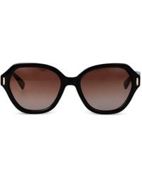 Longchamp - Geometric-Frame Sunglasses - Lyst