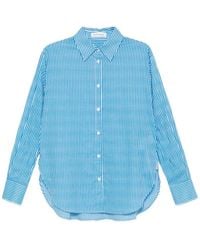 Frankie Shop - Peri Striped Button-Up Shirt - Lyst