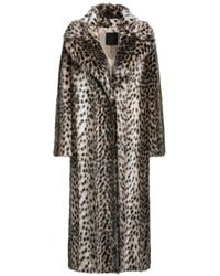 BB COUTURE - Manteau À Imprimé Léopard Et Col À Revers Crantés - Lyst