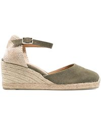 Castañer - Wedge-Espadrilles Aus Bast 70Mm - Lyst