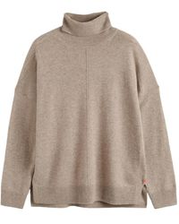 Chinti & Parker - Roll-Neck Side-Split Jumper - Lyst