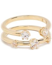 Swarovski - Contella Ring (Set Of Two) - Lyst
