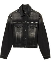 Twinset - Denim Jacket With Studs - Lyst