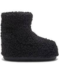 Moon Boot - Icon low faux curly er schneestiefel - Lyst