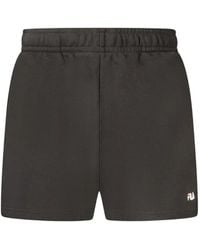 Fila - Short Élastiqué À Patch Logo - Lyst