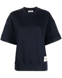 Jil Sander - T-shirt Met Logopatch - Lyst
