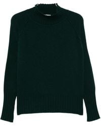 Be You - Ribbed-Trim Raglan-Sleeve Sweater - Lyst