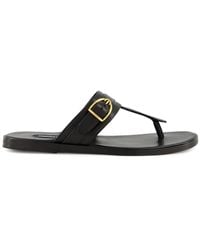 Tom Ford - Brighton Buckle Leather Sandals - Lyst