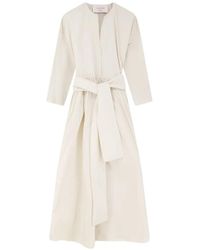 Co.Go - Belted Flared Maxi Dress - Lyst