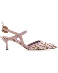 Fendi - 55Mm Colibri Lite Slingback Pumps - Lyst