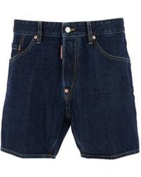 DSquared² - Bro Jeans-Shorts mit Knöpfen - Lyst