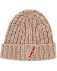 AFTER LABEL - Ribbed-Knit Beanie Hat - Lyst