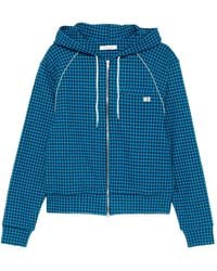 Wales Bonner - London Patterned Zip-Up Hoodie - Lyst