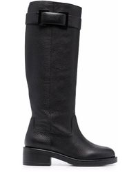 Sergio Rossi - Prince Leather Knee-High Boots - Lyst