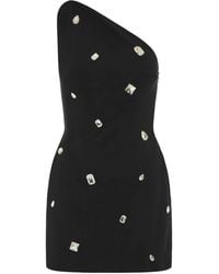 David Koma - One-Shoulder Crystal-Embellished Dress - Lyst