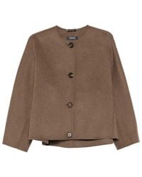 Max Mara - Button-Front Virgin-Wool Jacket - Lyst