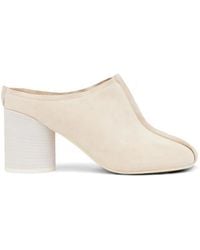 MM6 by Maison Margiela - Anatomic Stitch-Toe Mules - Lyst