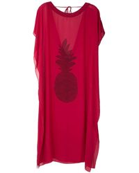 Brigitte Bardot Maxi-jurk Met Ananas Print - Rood