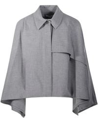 OSCAR THE COLLECTION - Cape-Style Layered Top - Lyst