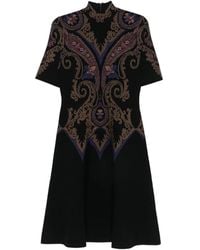 Etro - Robe Mi-Longue À Motif Cachemire - Lyst