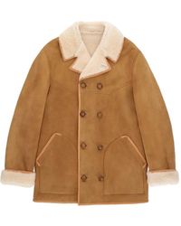 Fortela - Veste En Daim À Boutonnière Croisée - Lyst