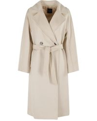 Weekend by Maxmara - Abrigo con doble botonadura y cinturón - Lyst
