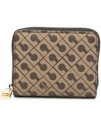 Gherardini - Millerighe Logo-Print Zip-Around Wallet - Lyst
