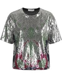 Valentino Garavani - Sequin-Embellished T-Shirt - Lyst