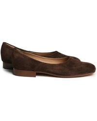Fortela - Smokedbone Suede Slip-On Slippers - Lyst