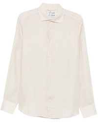 MC2 Saint Barth - Seersucker Cotton Shirt Pamplona With Stripes - Lyst