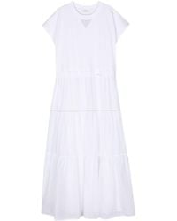 Peserico - Dress With Gathered Details - Lyst
