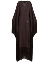 ‎Taller Marmo - Robe-Caftan Empty Quarter À Franges - Lyst