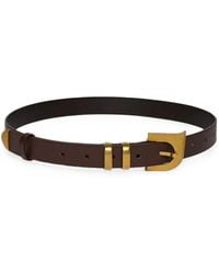 Nanushka - Ryker Buckle-Fastening Belt - Lyst