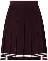 Thom Browne - Pleated Mini Skirt - Lyst
