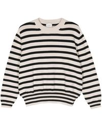 Alysi - Striped Knitted Jumper - Lyst