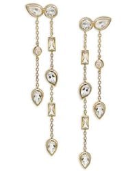 Anzie - Cléo Eliana Diamond And Topaz Earrings - Lyst