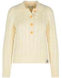 Bally - Pullover Mit Zopfmuster - Lyst