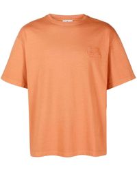 Etro - Logo-embroidered Cotton T-shirt - Lyst