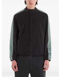 EA7 - Veste Rayée À Patch Logo - Lyst