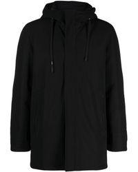 Herno - Logo-plaque Padded Hooded Coat - Lyst