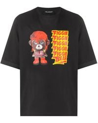 Neil Barrett - Ziggie Bear Print Cotton T-Shirt - Lyst