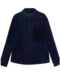 Brooks Brothers - Button-Up Suede Shirt Jacket - Lyst