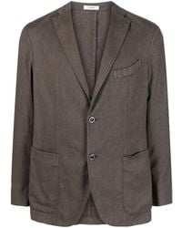Boglioli - Notched-Lapels Single-Breasted Blazer - Lyst